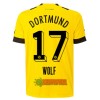 Oficiální Fotbalový Dres BVB Borussia Dortmund Wolf 17 Domácí 2022-23 pro Muži